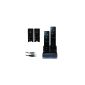 Invero Black Dual Twin Charger Station + 2 batteries compatible with Nintendo Wii (Not gold MotionPlus Motion) (Electronics)