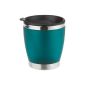 EMSA 504 841 CITY CUP Insulated with drinking cap, stainless steel / translucent green (household goods)