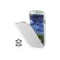 StilGut®, UltraSlim Leather Case for the Samsung Galaxy S3, white (Electronics)