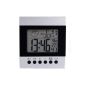 Design clock radio alarm clock / digital thermometer and backlight (clock)
