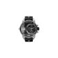 Diesel - DZ7256 - Men's Watch - Quartz Chronograph - Leather Strap Black (Watch)