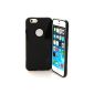 Connect Zone Silicone Case for iPhone 5 / 5S Comes with a clear screen protector / cleaning a chiffond e / a touchscreen stylus Black (Toy)