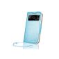 Flip Cover Cell Phone Case Cover for Samsung Galaxy S4 i9500 (Samsung Galaxy S4, light blue)