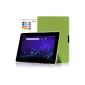 IVSO Slim Smart Cover Case for ASUS MeMO Pad 10 FHD Tablet ME302C with Auto Sleep / Wake Function (Green) (Personal Computers)