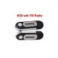 Pixnor Portable 8GB 1.3-inch LCD Screen Digital MP3 Player USB Flash Drive mm with FM radio / MIC nuclear power plant Audio Jack (Black)