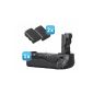 PIXEL quality battery grip of Vertax for Canon EOS 70D as the BG-E14 - 2 LP-E6 and 6 AA batteries + 2x LP-E6 batteries replica (Electronics)