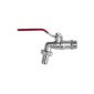 Professional Geka brass drain cock AG - PN 10 3/4 inch drain valve, ball valve faucet (garden products)