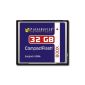Flashraptor CF 32GB 800x speed index of professional high-speed CompactFlash Extreme RAW - 32GB flash memory cards compatible with Canon EOS 5D Mark II / 7D Mark II / Nikon D800 D / D800E Nikon / Nikon D4 - assembled in Germany by the industry standard