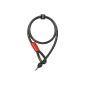 ABUS cable lasso 12/100 Supplement bike lock bag ST 4850 + 4850 Black 100 cm (Sports)