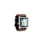 Alienwork Pod2Watch watch strap for iPod Nano 6 Aluminum brown watchband AN608-02 (Electronics)