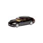 Dickie-Schuco 452584200 - Schuco - Porsche Panamera, black interior beige 1:87, Mark: R & D - SC 160 (Toys)