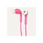 Topteam Multi Stereo Headphones Headset with Volume Control For Samsung i9500 S4 (red rose) (Electronics)