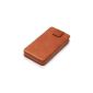 KAVAJ Leather Case Cover "Miami" for the Apple iPhone 5S, iPhone 5 cognac brown genuine leather with compartment for bills and business cards.  Thin Case as noble accessories for the original Apple iPhone 5 / 5S (Wireless Phone Accessory)