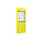 Nokia Asha 206 Dual SIM Smartphone (6.1 cm (2.4 inch) display, 1.3 megapixel camera) yellow (Electronics)