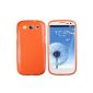 mumbi TPU Skin Case Samsung Galaxy S3 i9300 Silicone Case Cover - Silicon Protector sleeve orange (Wireless Phone Accessory)