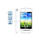 iPro Q70 Dual SIM Touchscreen Bluetooth Cell Phone White Model 2012 range free delivery (electronic)