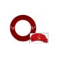 Dart Catch ring (dart surraound), red, Materials: fabric (velvet), diameter 70 cm, weight about 500 gr, (equipment)