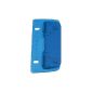 Wedo 67803 2x pocket punch plastic for filing for 8 cm hole with 12 cm scale, blue (Office supplies & stationery)