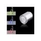 Faucet attachment with automatic color changer by hydropower - LED color changer LED Shower with illumination