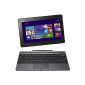 Asus Transformer Book T100TA 25.65 cm (10.1 inches) Convertible Tablet PC (Intel Atom Z3740 1.3GHz Quad Core, 2GB RAM, 64GB HDD, Intel HD, Windows 8 touch screen) gray (Personal Computers)