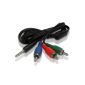 Trekstor YUV adapter cable 3.5mm jack to 3x RCA (Personal Computers)