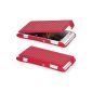 DONZO Flip Carbon Style Case for Sony Xperia L C2105 Red (Electronics)
