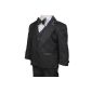 D256-1 New Little boy christening baptism wedding suits Tightening 5tlg (Gr.74 / 80) (Baby Product)