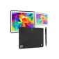 ADVANSIA® TPU Silicone CASE COVER SHELL TABLET SAMSUNG GALAXY NOTE 10.1 EDITION 2014 BLACK P600 + film + stylus (Electronics)