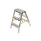 Aluminium stepladder, double sided, 2x3 steps, 150kg load capacity (Misc.)