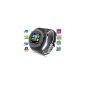 Watch phone camera picture Micro SD USB mp3 player Black