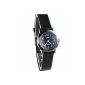 ufengke® black steel bezel leather strap watch wrist bracelet for women / ladies black (Watch)