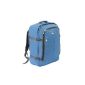 Cabin Max Metz (Blue) - Backpack and hand luggage for cabin light and certified - 44L 55 x 40 x 20 cm (Luggage)