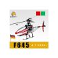 MJX F45 - 4 channel RC Helicopter F645, 2.4 GHz, green (toy)