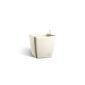 Flower lover planter with irrigation system Quadrato, White, 18 x 18 x 17 cm (garden products)