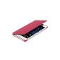 kwmobile® practical and chic flap protective case for Sony Xperia Z3 Rose (Wireless Phone Accessory)