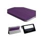 Swees Ultra Slim Leather Case Cover Sleeve Case Case Cover Skin with Auto Sleep and Wake Function, With Stylus (stylus) & Displaycschutzfolie for Google Nexus 7 (8GB, 16GB, 32GB Wi-Fi & HSPA +) - Purple (Electronics)