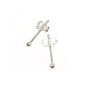 Earrings Nails 2mm Sterling Silver - Round Balls [Jewelry] (Jewelry)