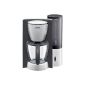 Siemens TC60301 Executive Edition Coffee (1100 W maximum, Tiefbrühverfahren, auto-off switch), white / dark gray (household goods)