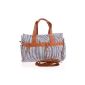 OUTT® striped shoulder bag for woman beach / travel / sports etc.