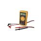 Hama Digital Multimeter EM393, measurement of voltage, current and resistance black / yellow (tool)