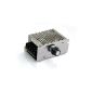 Voltage regulator Voltage Speed ​​Controller + Case SCR Dimmer 4000W AC 220V (Miscellaneous)