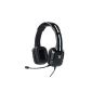 Wired stereo headset 'Kunai' for PS4 / PS3 / PS Vita - Black glossy (Video Game)