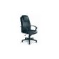Eliza Tinsley 2269ATG / LBK desk chair High back leather cover Black (Office Supplies)