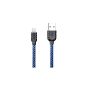 Remax 1m Apple Lightning USB Sync Cable with double-sided USB connector Apple Lightning Cable USB Cable for Apple iPhone 6 Plus / 6 / 5s / 5c / 5, iPad Air / Mini / Mini 2, iPad 4th generation, iPod touch 5th generation, and iPod nano 7th generation / 1M (Blue) (Electronics)