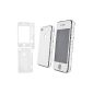 smartec24® iPHONE 4 Full Body Carbon protector in white.  Carbon Design protector for complete coverage of an iPhone 4 (Electronics)