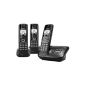 Gigaset A420A TRIO Wireless Telephones Answering Screen Black (Electronics)