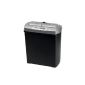 Genie 250 CD shredders, up to 7 sheets, strip cut, with CD - Shredder, including trash, silver / black (Office supplies & stationery)