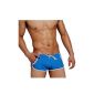 Demarkt® Sexy Nylon Swimwear Trunk Boxer Short with pocket Brief for Men - Blue Color - Size S / M / L (Miscellaneous)