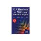 MLA Handbook for Writers of Research Papers (Paperback)