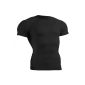 emFraa Male Female Sport Base layer Compression Black Shirt S ~ XL Short sleeve (Miscellaneous)